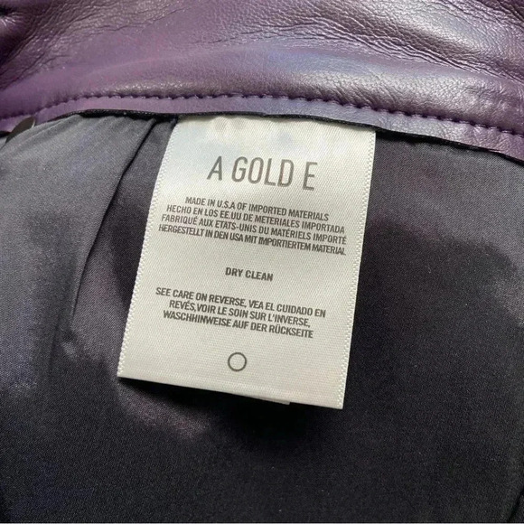 NWT Agolde Recycled Leather Blend 90s Pinch Waist Pants size 28 - Picture 8 of 11